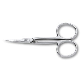 3 Nails Curved Scissors Cuticulas with Fine Tip and Sharpened Scissors Fine Points Stainless Steel Accessories Manicure No Tear Skin 10 cm 4 Inches
