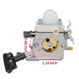 Hoypeyfiy Carburettor Replacement for Stihl BG86 BG86C BG56 SH56 SH86 SH86C Carb Replaces C1M-S261B C1M-S261C with Replacement Parts Kit