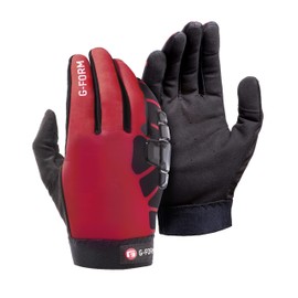 G-Form Bolle - Guantes de Bicicleta para Clima frío, Rojo Brillante, Negro, Talla S