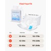VEVOR Adult Briefs with Tabs, Super Absorbent Incontinence Briefs for