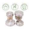 4 Pack Stainless Steel Spice Shaker Lid for Mason Jars
