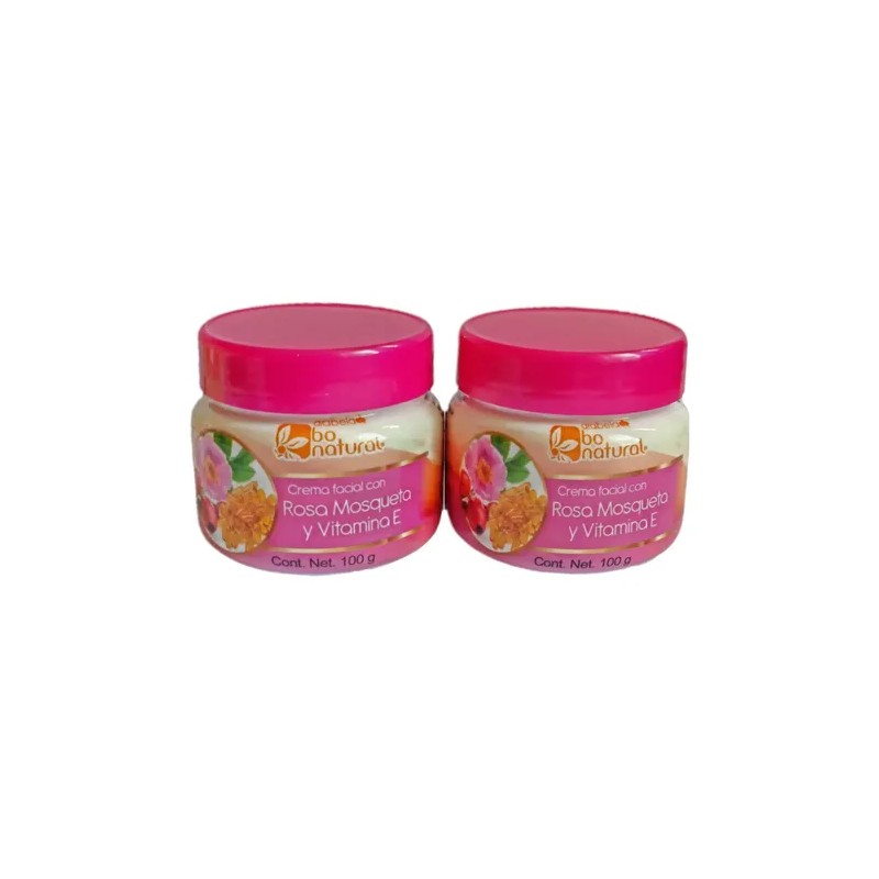 Arabela Combo Set 2 Cremas Faciales Rosa Mosqueta Vitamina E