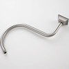 SEABEFORE Shower Arm 13 Inch Shower Extension Arm Brushed Nickel