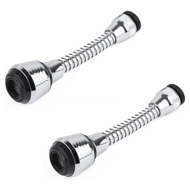 2x Flexible Tap Sprayer Attachment for Kitchen Sink - Premium ABS Material, 2 Water Flow Modes, 360° Rotatable, Universal Fit for Most Taps