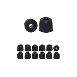 Earphones Plus Memory Foam Earbud Tips - Black