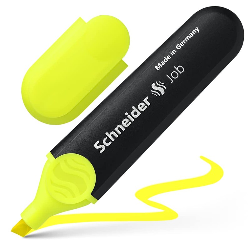 Schneider Job - markers (Yellow, Black, Multi, Black, Plastic)