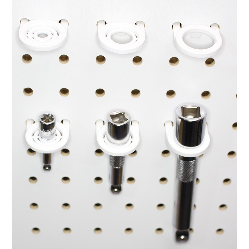 Plastic Multi-Purpose Peg Board Tool Holders Pegboard Wall Hooks -