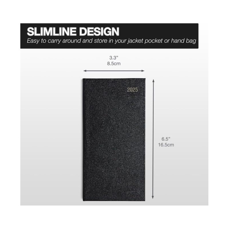 Morgan's Direct 2025 Slim Diary Two Weeks to View Planner