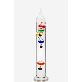 Glassic Gifts® Galileo Thermometer (13" Tall)
