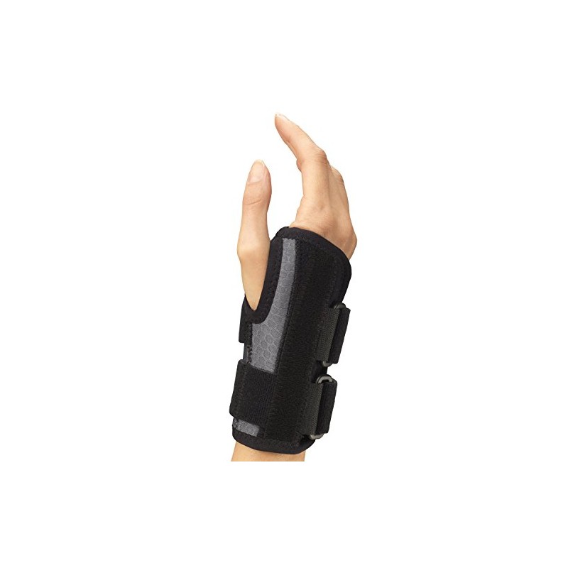 Champion Wrist Splint, Universal Fit, Maximum Support, Airmesh Fabric, Black,