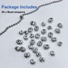 50 Pack Blind Control Chain Ball Stoppers, 10.0mm Chain Stop