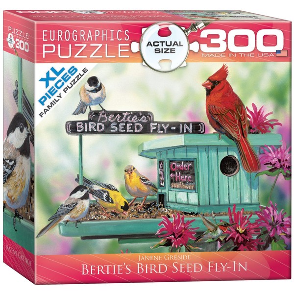 EuroGraphics Bertie's Bird Seed Fly-in Puzzle (300-Piece)