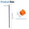 sourcing map 2Pcs G3/8" Thread Flexible Water Oil Coolant Pipe