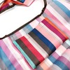Wrapables Durable and Large Nylon Reusable Shopping Bag (Stripes)