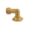 2 Pack 90 Degree Garden Hose Elbow, 3/4'' Brass Garden