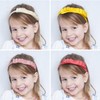 7Rainbows Rose Pink Toddler Headband Knotted Bow Headband for Girls
