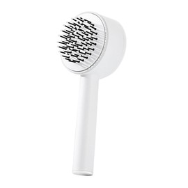 NOLITOY Massage Comb for Curly Hair Lightweight Handle Hair Brush Comfortable Bead Design for Easy Styling and Travel for Women and Men White