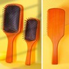 Wooden Paddle Hair Brush IT-25008 ONE/L 3ea