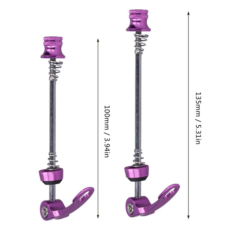 Pack of 2 Quick Release Skewers Ultralight Front & Rear