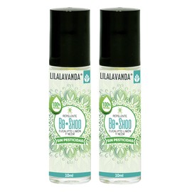 LilaLavanda Bb*Shoo Repelente de mosquitos natural y seguro para bebés de 6 a 24 meses. 2 rollons de 10ml c/u
