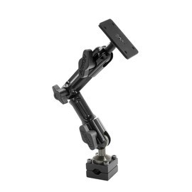 ARKON Mounts Heavy Duty Aluminum Car Headrest Mount with 4-Hole AMPS Head