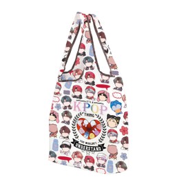 CMNIM KoreanPop Bangtan Gift It's a Korean-pop Thing Foldable Bag for Shopping Bangtan Fans Gifts Singer Foldable Bag (KoreanPop F TE)