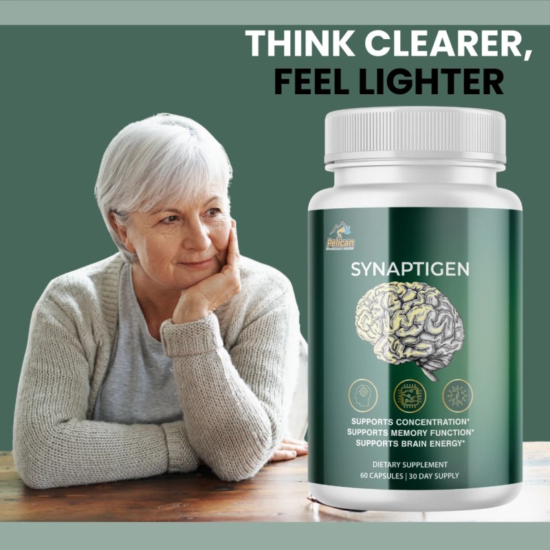 Pelican Vitamins SYNAPTIGEN- Brain Support- 4 Bottles-240 Capsules