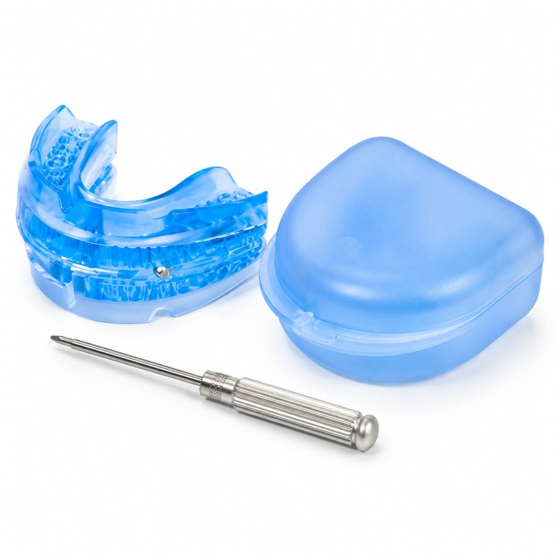 Adjustable Snoring Mouth Guard for Sleep Support – EVA Full-Mouth