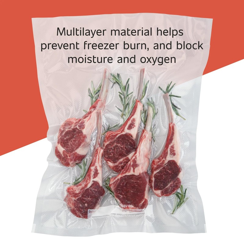 FOODSAVER 11" x 12' Vacuum Seal Rolls with BPA-Free Multilayer