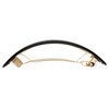 France Luxe Oval Volume Barrette - Nacro Black