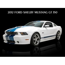 2012 Ford Shelby Mustang GT 350 New Metal Sign: 9x12" Free Shipping