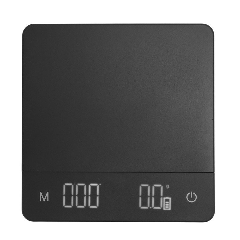 Digital Coffee Scale with Timer USB Rechargeable 0.1g High Accuracy
