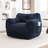 Warmiehomy Bean Bag Chair for Adults with Side Pocket and