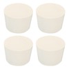sourcing map Rubber Tapered Plug 38mm to 46mm Solid Test