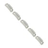 50pcs Hair Extension Clips Set Stainless Steel DIY 8 Teeth