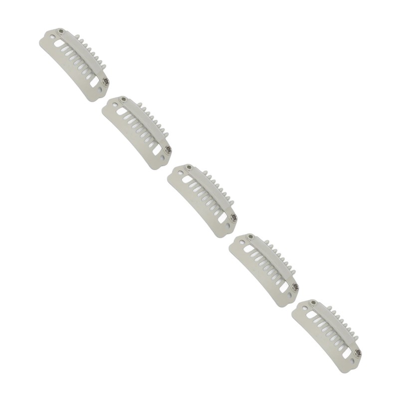 50pcs Hair Extension Clips Set Stainless Steel DIY 8 Teeth