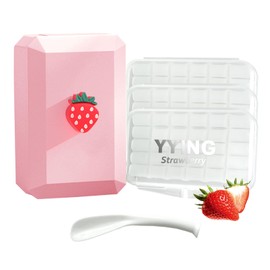 YYING 1+3 Pack Orthodontic Wax for Braces Precut Wax Dots, Hardcover Box Dental Wax, Strawberry Flavored
