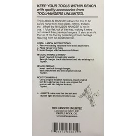 Toolhangers Unlimited Original Nail Gun Hanger (Blue #60605x)