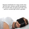 Schlafmaske für Herren und Frauen, Weiche Schlafmaske, Verstellbarem Kopfband, Wolkenkurvendesign
