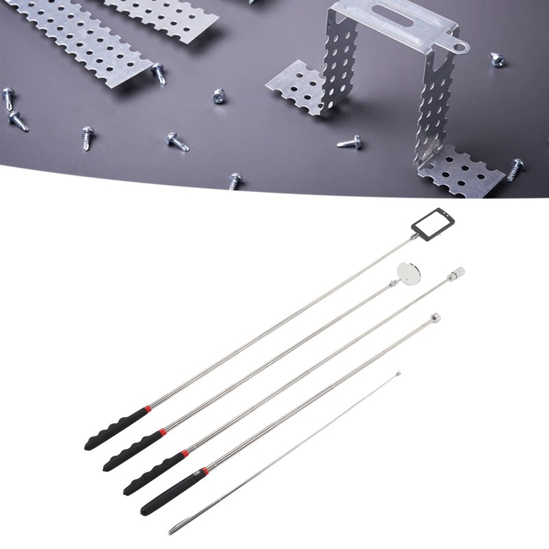 5 Pcs Magnetic Pickup Tool Set 10lb 8lb 1.5lb Pick