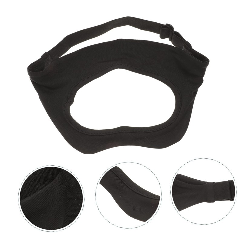 IWOWHERO Adjustable VR Eye Mask Cover Breathable Sweatband for Virtual