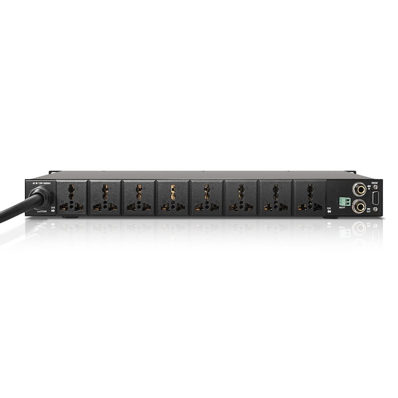 Sound Town Rack-Mountable AC Power Conditioner/Sequencer with 10 Outlets, Aluminum