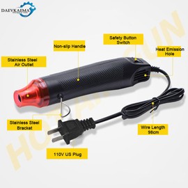 400PCS Solder Seal Wire Connectors with Heat Gun, Solder Stick Wire Connectors Solderstick Waterproof Wire Electrical Connector Kit for Marine (26-6 Gauge)