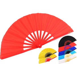 Tai Chi Fan (Tai Ji Shan) Bamboo - Left hand, Black
