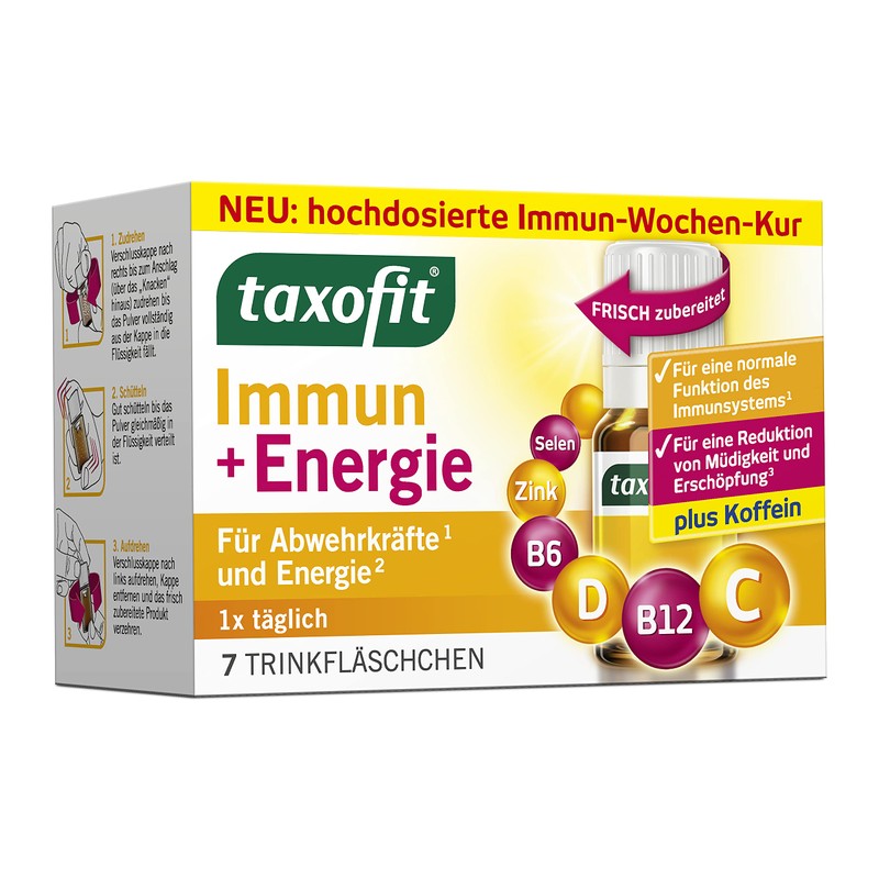taxofit Immune + Energy with Caffeine | Gluten Free |