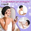 Cuffia Seta Capelli Notte Set di 2 Cuffia Capelli Seta,