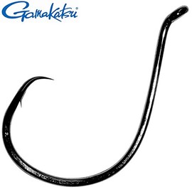 Gamakatsu Octopus Circle Hook Black - Circular Hooks for Sea Fishing, Fishing Hooks for Sea Fishing, Catfish Hooks for Catfish Fishing, Size/Package Contents: Size 1/0 - 6 Pieces
