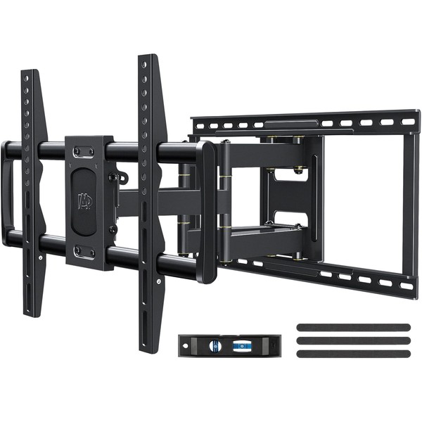 Mounting Dream UL Listed TV Wall Mount Bracket for Most 42-90 Inch TVs, Full Motion TV Mount with Articulating Arms, Max VESA 600x400mm and 132 lbs, Fits 16", 18", 24" Studs, MD2298