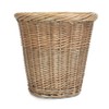 Red Hamper Antique Wash Waster Paper Bin, Wicker, Brown, 28