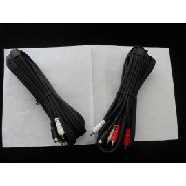 HOSA VSR303  9.9FT S-Video Male and Two RCA to S-Video Male and Two RCA  LOT 1PC